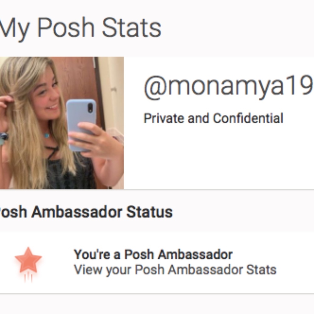 I am a Posh Ambassador! Buy W/ Confidence!